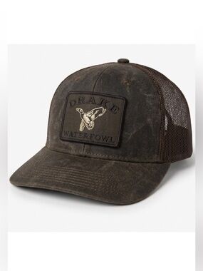 Drake The Duck Patch Mesh Back Cap in dark brown